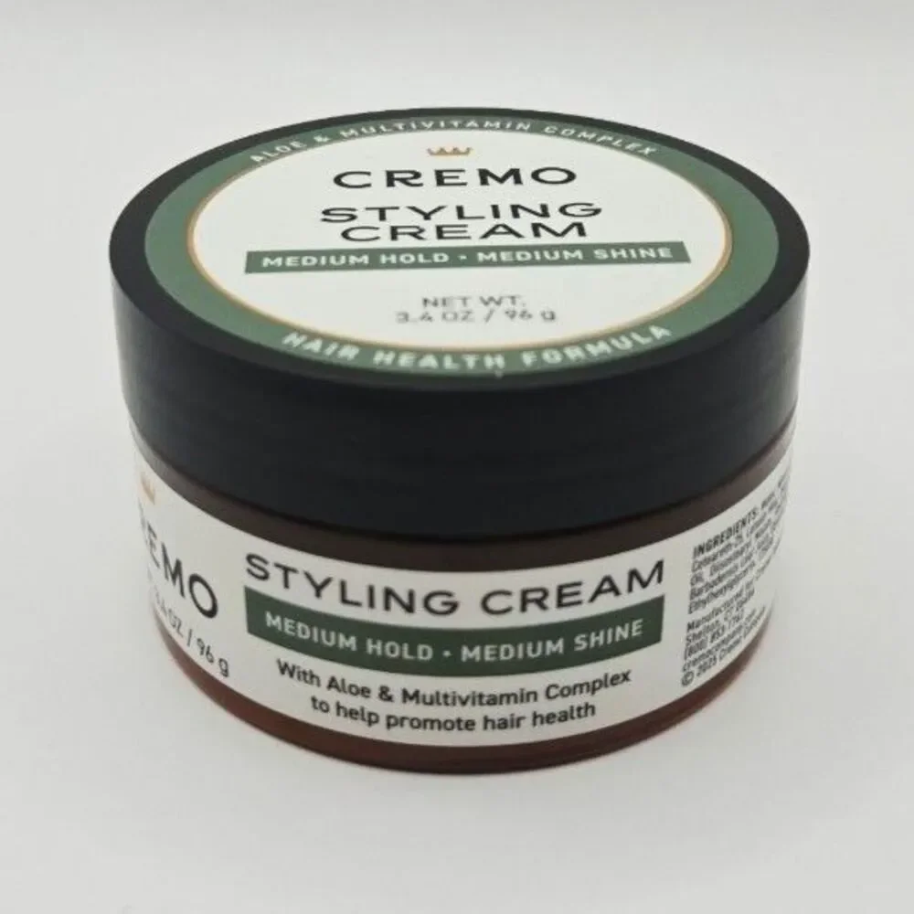 Cremo Styling Cream Medium Hold Medium Shine 3.4 oz / 96 g